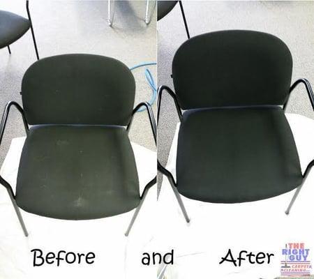 Let your office manager know it is time to brighten up the office by having the carpet and chairs cleaned.