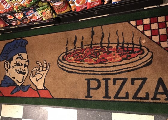 Sweet pizza rug