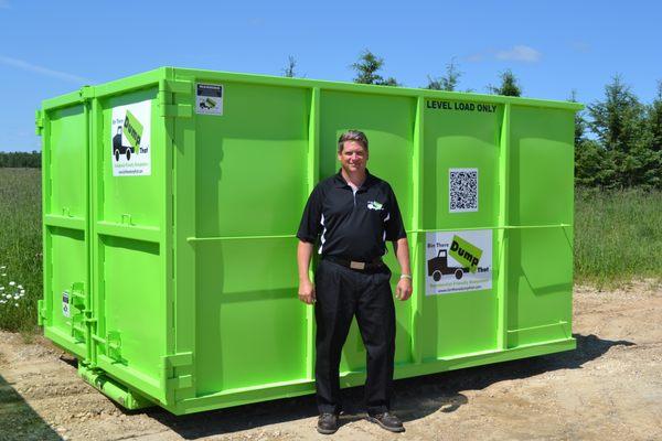 Our 20 yard dumpster is the largest size we have. It is perfect for major remodeling, downsizing or massive clean outs. Dimensions: 11'x8'x6