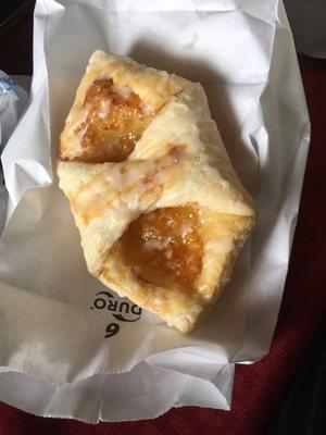 Orange marmalade danish