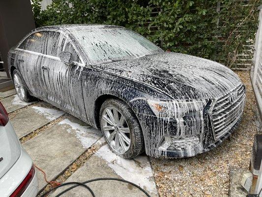 Foam wash