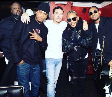 Myself, Neyo, Eric Bellinger, & Usher