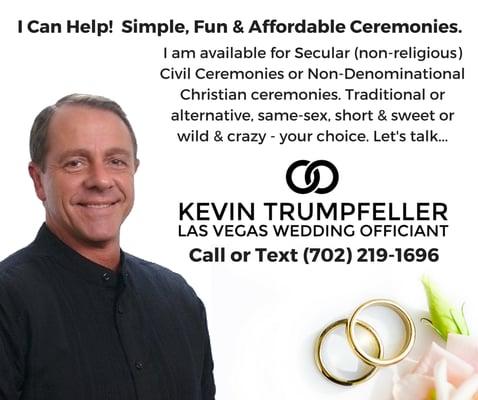 Kevin Trumpfeller - Wedding Coach