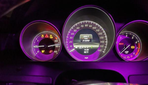 Mileage of my vehicle