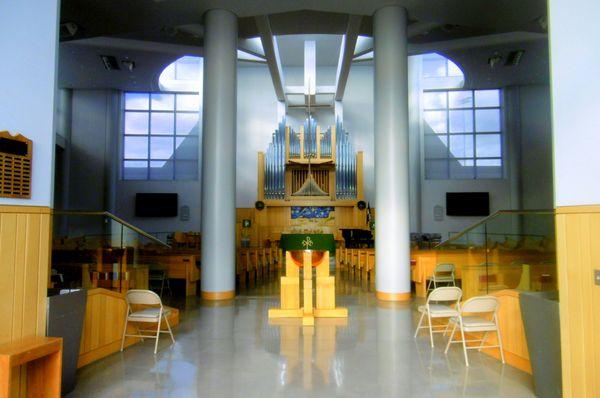 The main sanctuary