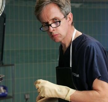 CliC Eyewear being worn by the Pathologist on CSI:NY