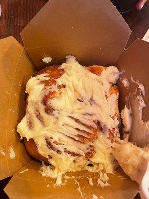 Cinnamon Role, took two bites and wasn't the greatest 3/10. Ended up ordering a macron afterward now that, 10/10!