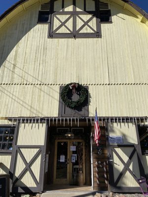 A barn that welcomes you in.