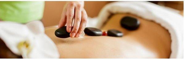 Hot Stones can be added to Standard massage, no additional charge.