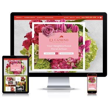 Custom Web Design- El Camino Florist