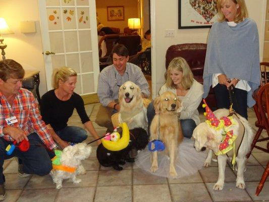 Wag-o-ween with the Therapy dogs