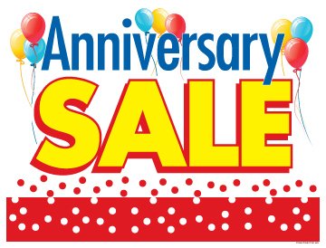 Anniversary sale the whole month of July!!!