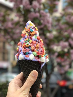 Celebrate Earth Day with cherry blossom and ube&coconut swirl softswerve