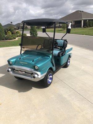 57 Chevy Golf Cart