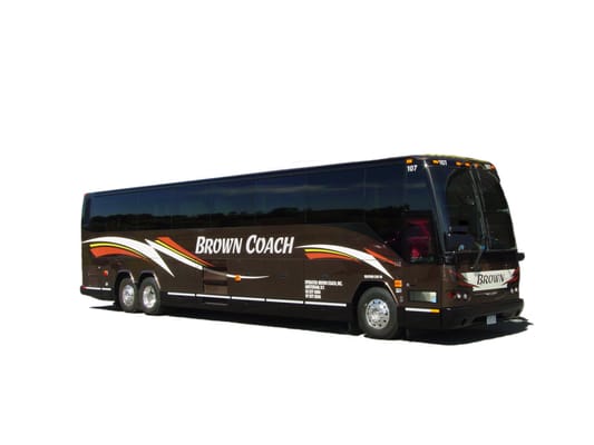 Brown Coach, providing quality motorcoach charter services since 1980. Wheelchair accessible vehicles available. browncoach.com