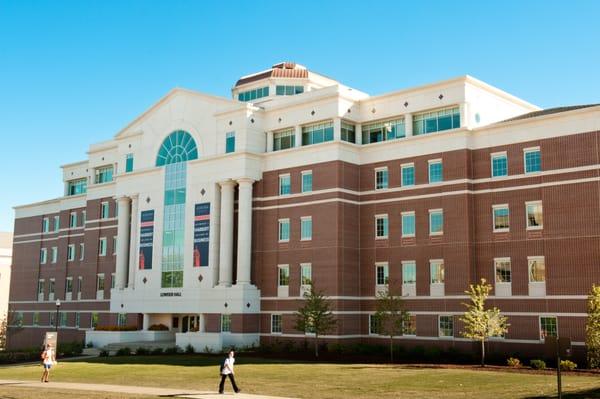 Lowder Hall, home of the Raymond J. Harbert College of Business.