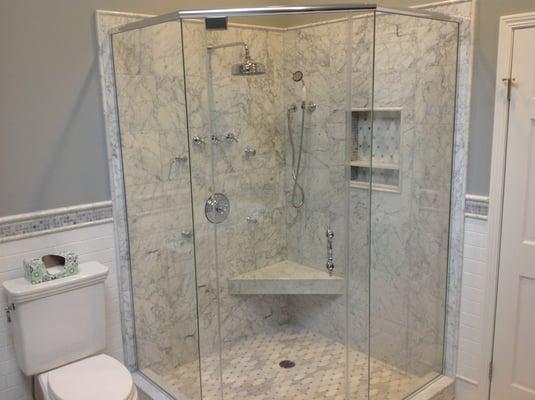 Beautiful Master Bath Shower