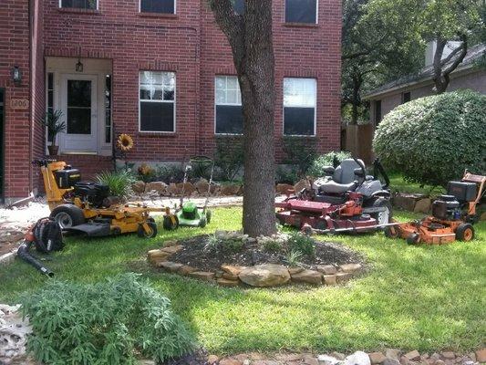 Murphy's Lawn uses professional equipment capable of small to the largest of lawns