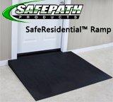 SafeResidential wheelchair threshold ramps range from 1/2" to 6"+ in height. They exceed ADA guidelines and have no weight limit.