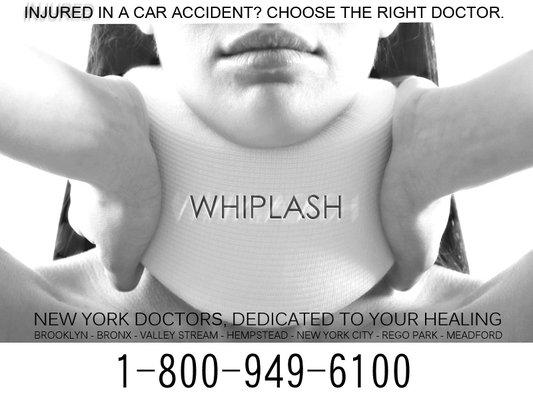 Whiplash Injury Doctor in Brooklyn New York 1-800-949-6100