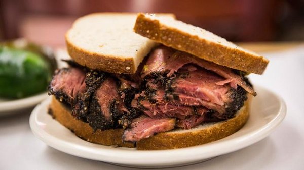 Pastrami Sandwich at Belsches Kwik Stop Deli