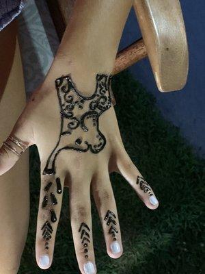 Elephant Henna Tattoo