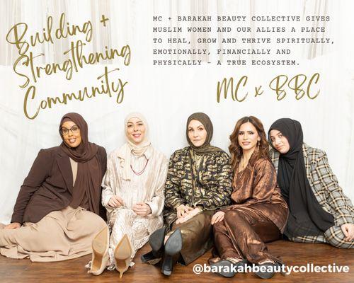 The women of Barakah Beauty Collective