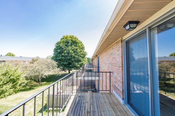 Cafe-style Balcony at Ashmore Trace Apartments