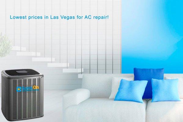 Best prices on AC repairs in Las Vegas.