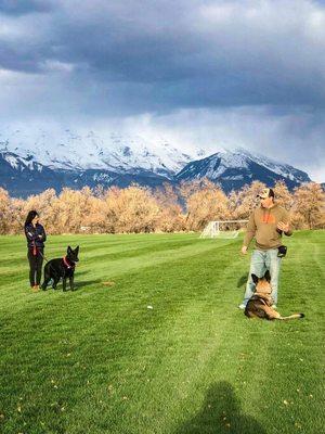 Here I am, teaching one of our recent group classes in Lehi.