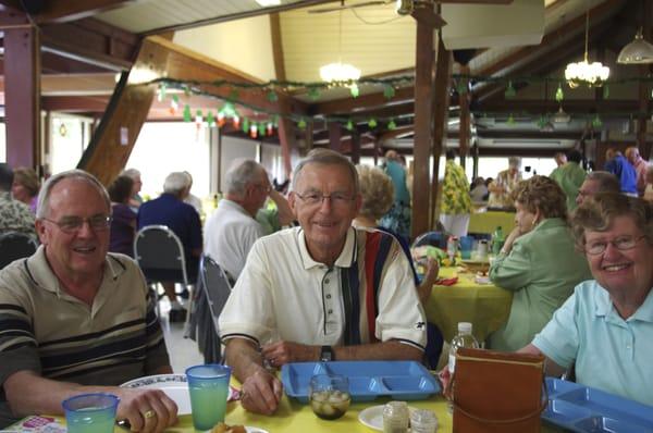 Easter buffet at the Clubhouse