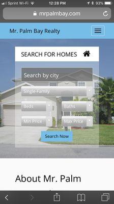 Search for homes with your cell phone - NO app required!