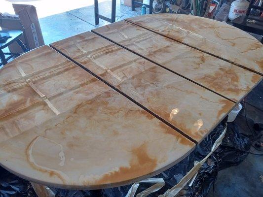 Epoxy Coated Table top