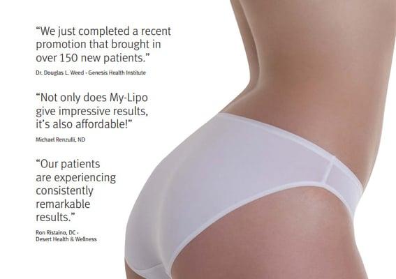 Lipo-Light is a non-surgical tool to remove excess fat from the body, primarily waist, thighs and buttocks.