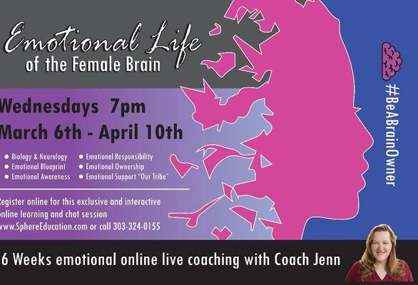 Emotional Life of the female brain starts Wednesday. Sign up today  http://ow.ly/L6m430nTtbi