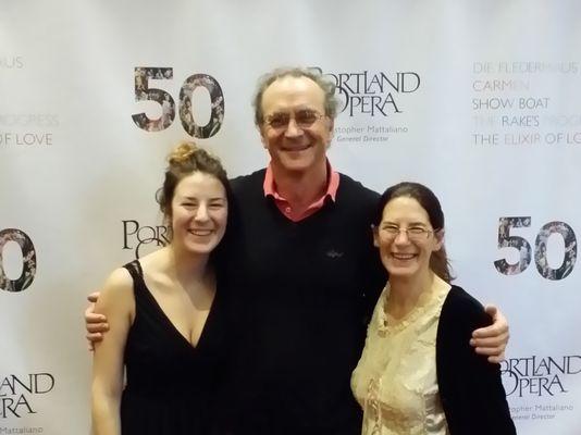 Dr Barry Sears, daughter Jasmine and wife Ann