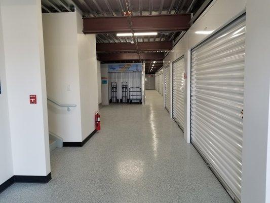 We provide moving carts at our location to help you move your items through the facility.