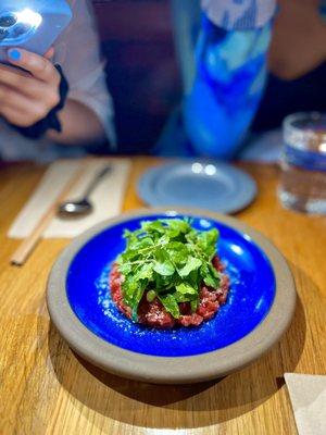 beef tartare  ig: gaogirlsgrubbin