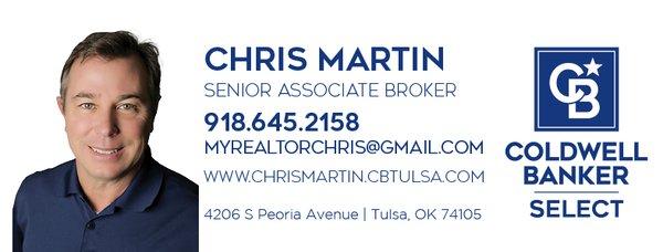 Chris Martin, Broker Associate 918-645-2158