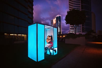 LED Booth by Photo Box Hawaii