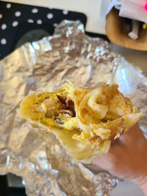 Bacon Breakfast Burrito