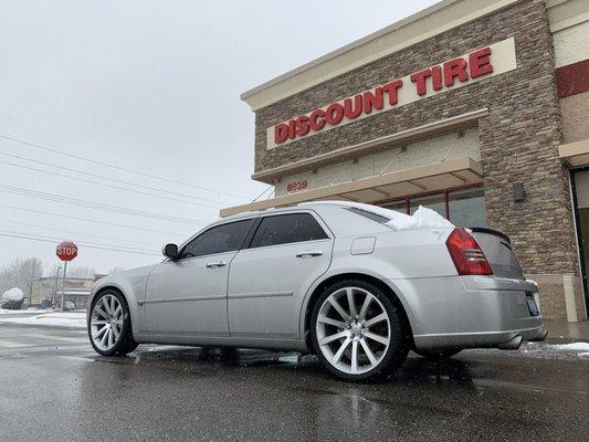 My 300c with new shoes.