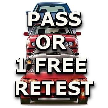 Pass or 1 Free Re-Test