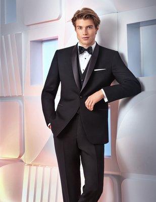 One button shawl Milan slim fit tuxedo