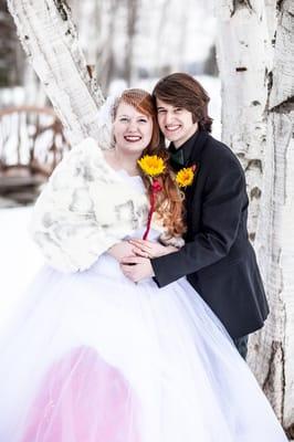 Cameron and Michaela at Castle Farms.