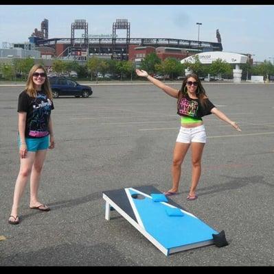 Cornhole game boards