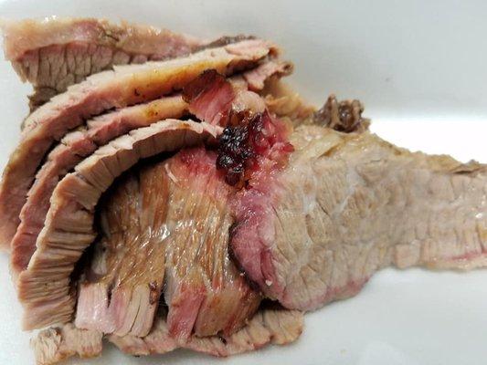 Sliced brisket