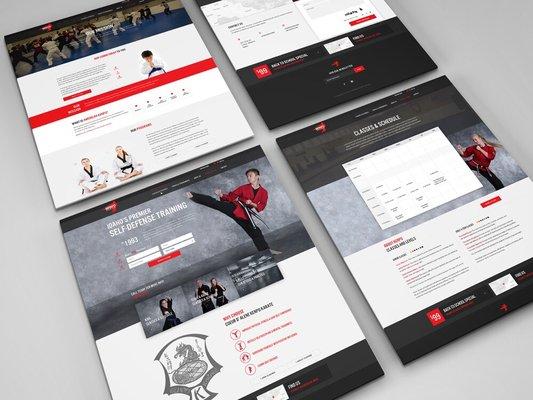 Custom web design & development for cdakenpokarate.com