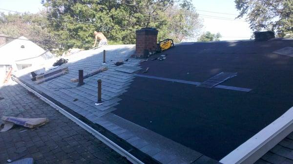 new roof install