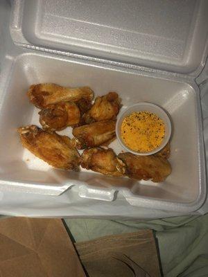 8 8-Pieces Traditional Wings Dry Lemon Pepper